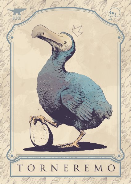 Птица Додо раскраска