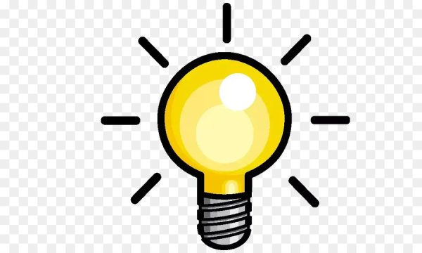 Лампочка мультяшная