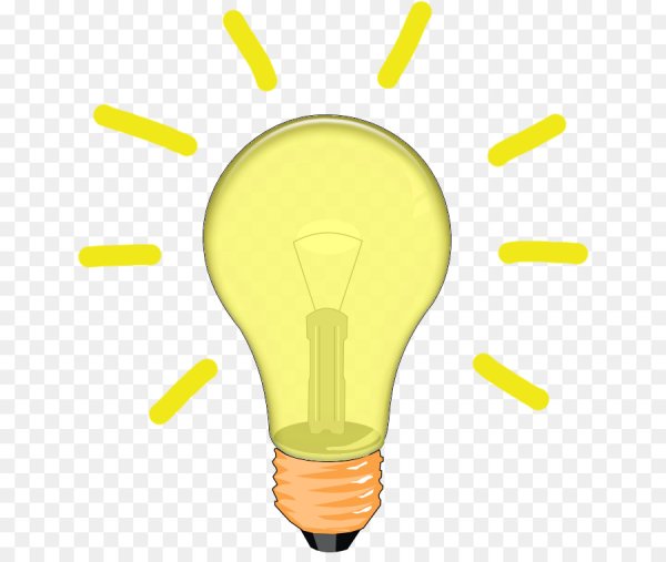 Лампочка без фона