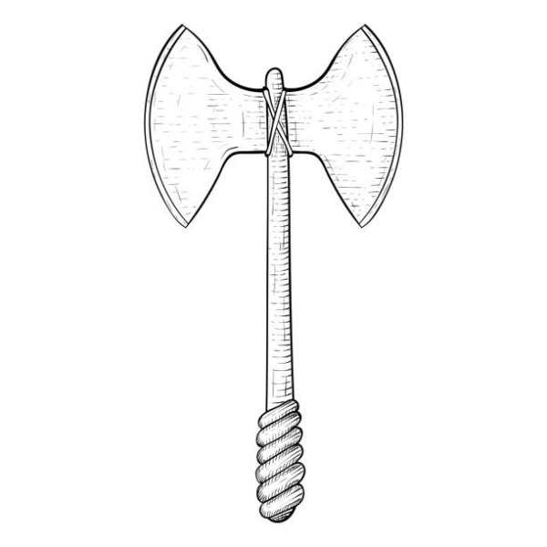 Боевой топор раскраска