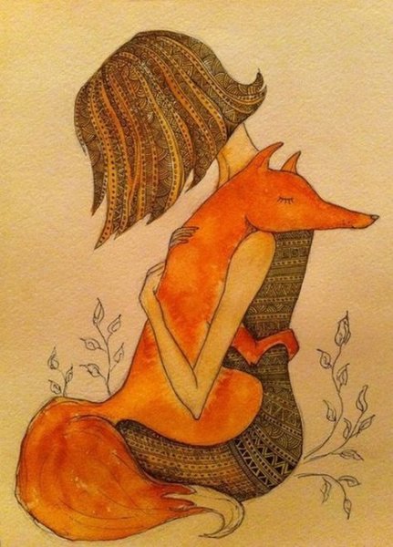 Композиция с лисой