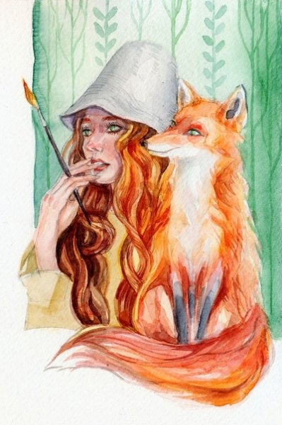 Человек в образе лисы