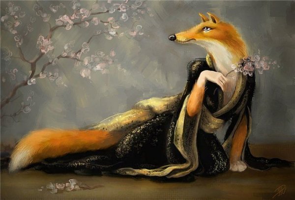 Женщина Лисичка