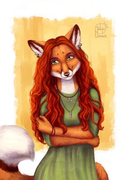 Человек в образе лисы