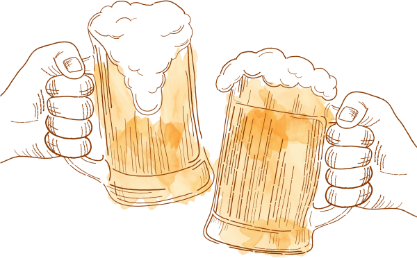 Кружка пива рисунок