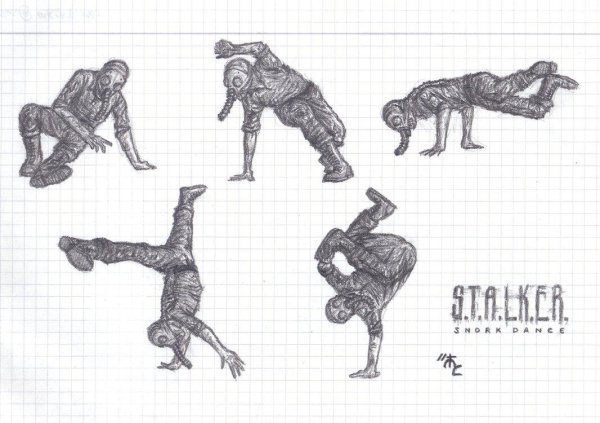 Снорк сталкер карандашом