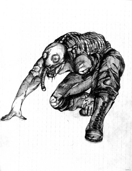 Кровосос из сталкера раскраски