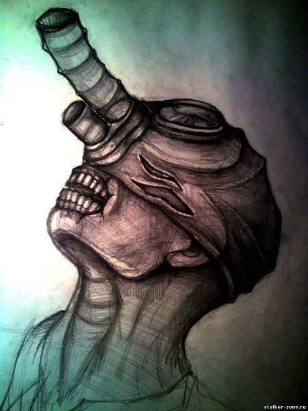 Противогаз снорка сталкер