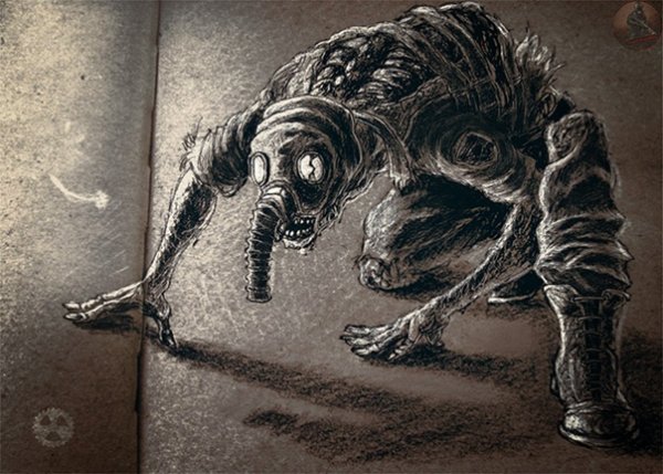 Кровосос сталкер концепт арт