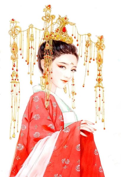 Нарисовать китаянку