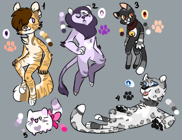 Персонажи лапки