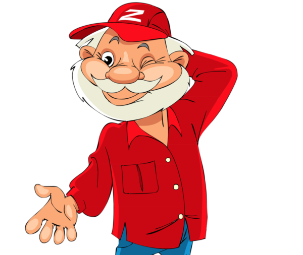 Дедушка мультяшный