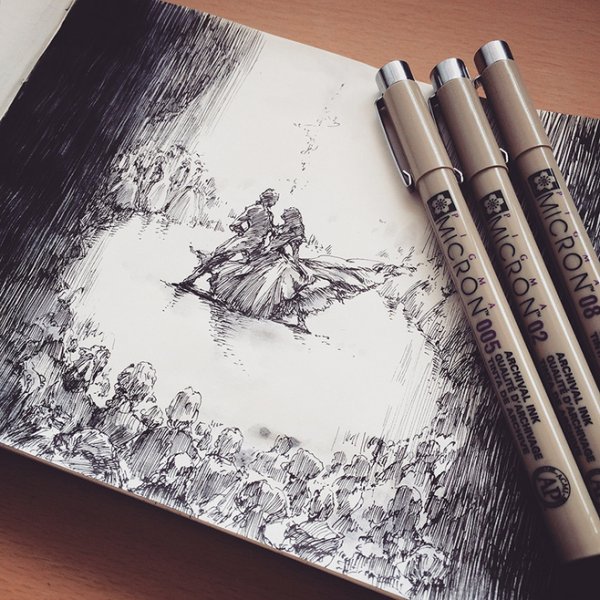 Линеры для рисования скетчей