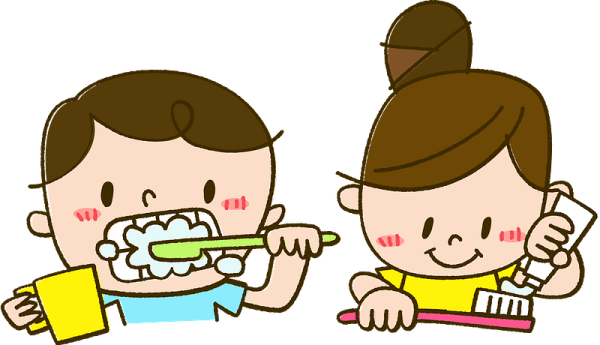 Чистка зубов мультяшный