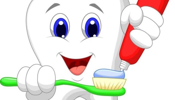 Зубная паста мультяшная