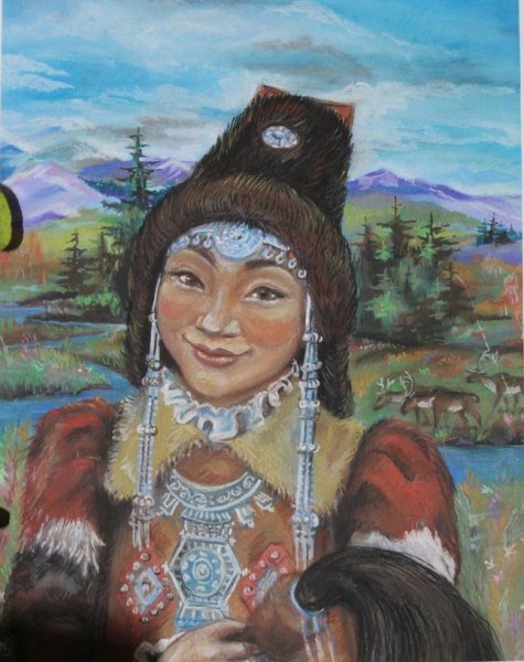 Людмила Слепцова Якутский художник портретист