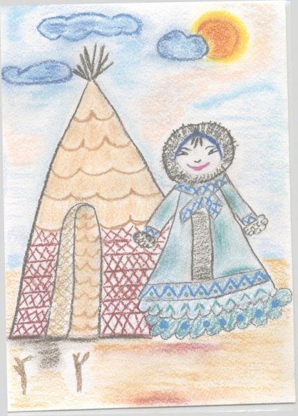 Рисунок на тему Якутия