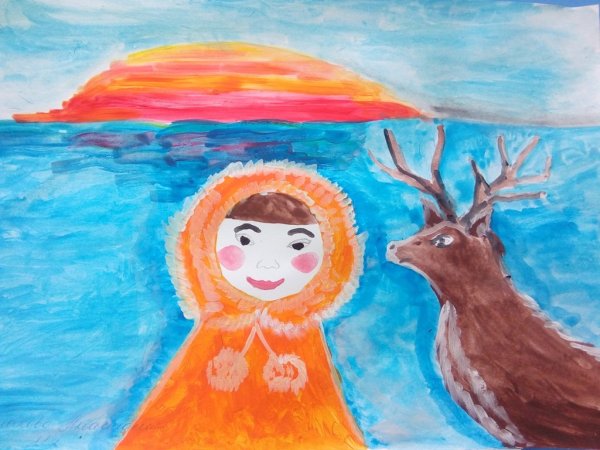 Моя Якутия рисунок