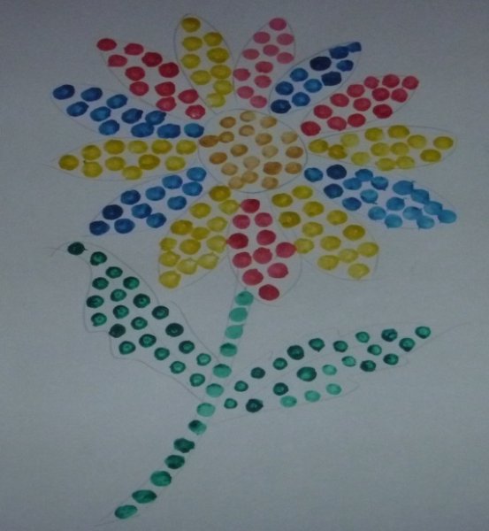 Рисование ушными палочками