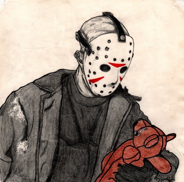 Джейсон Вурхис рисунок арт