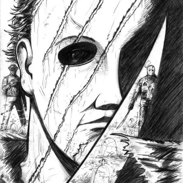 Раскраска Джейсон Вурхис пятница 13