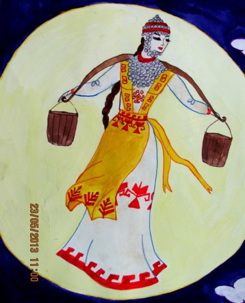 Девушка Луна Башкирская сказка