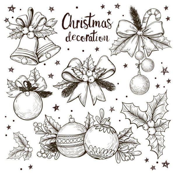 Новогодние эскизы