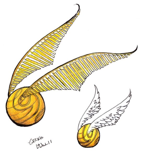 Золотой снитч из Гарри Поттера