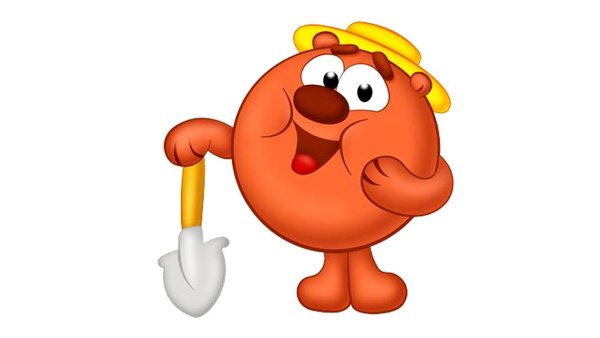 Смешарики раскраска для детей Копатыч