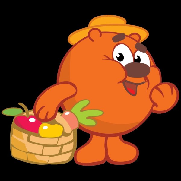 Копатыч из смешариков раскраска