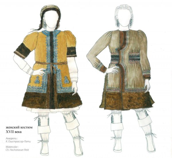 Национальная одежда якутов 19 века
