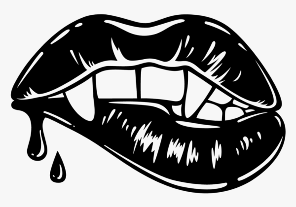Вампирские зубы вектор