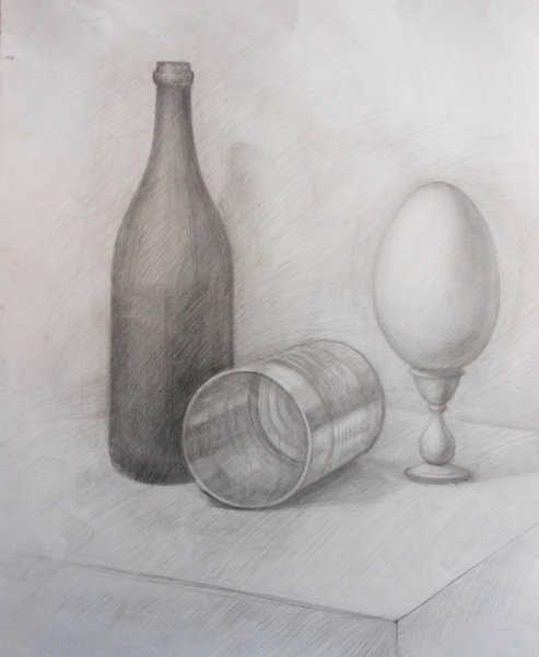 Композиция карандашом