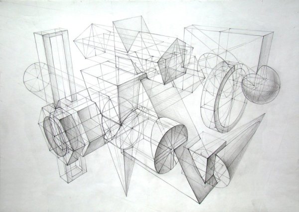 Натюрморт из геометрических тел