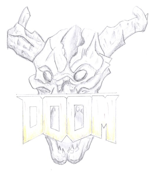 Раскраска Doom