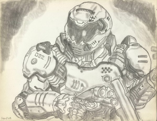 Дум арт карандашом