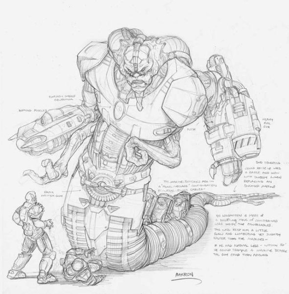 Quake 4 концепт арты