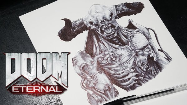 Doom Slayer эскиз