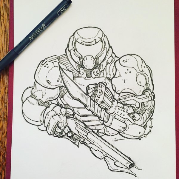 Дум Гай скетч