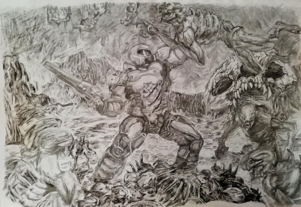 Раскраски из Дума