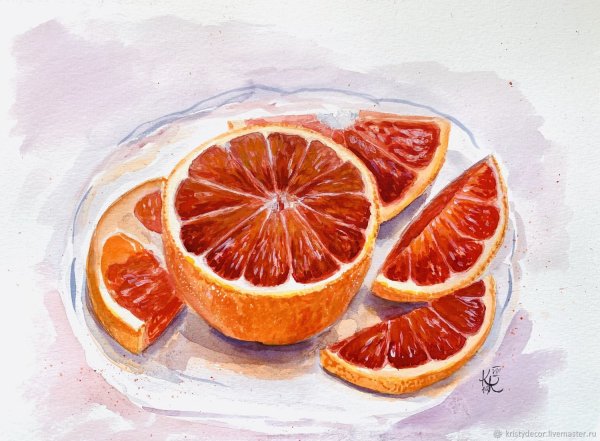 Грейпфрут в живописи