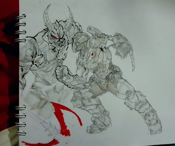 Раскраска Doom 4