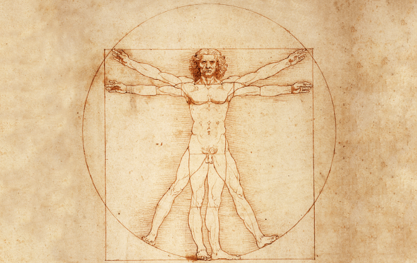 Леонардо да Винчи человек в круге