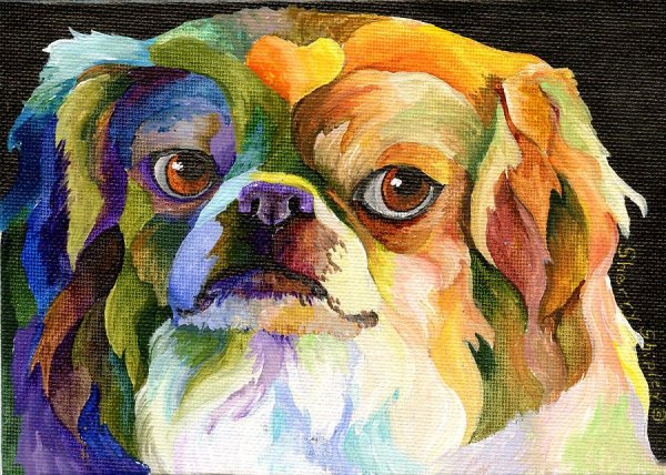 Тату Пекинес эскиз