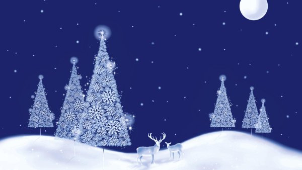 Новый год мультяшный