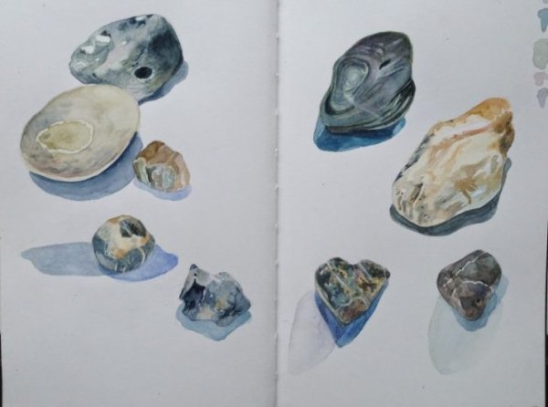 Рисунки на камнях