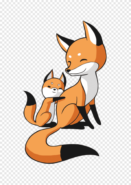 Мультяшные лисички