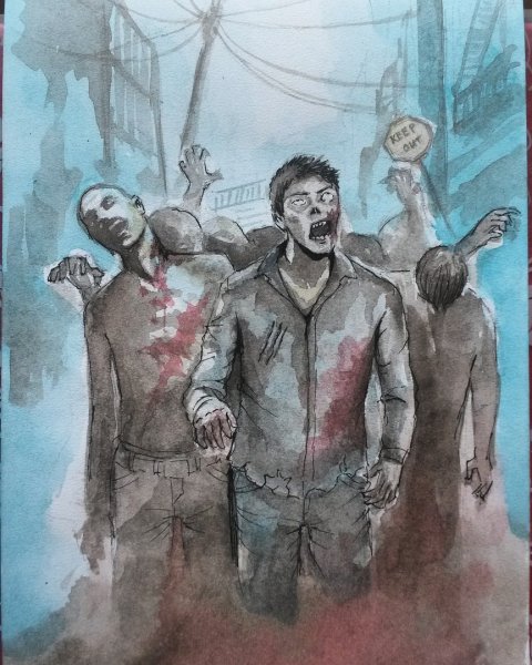 Зомби апокалипсис рисунки