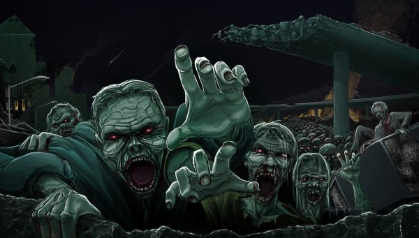 Зомби апокалипсис арты