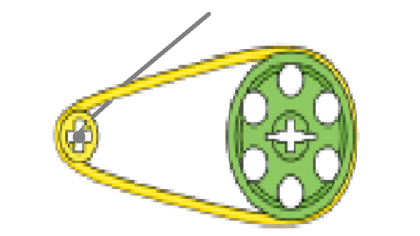 Ременная передача LEGO WEDO